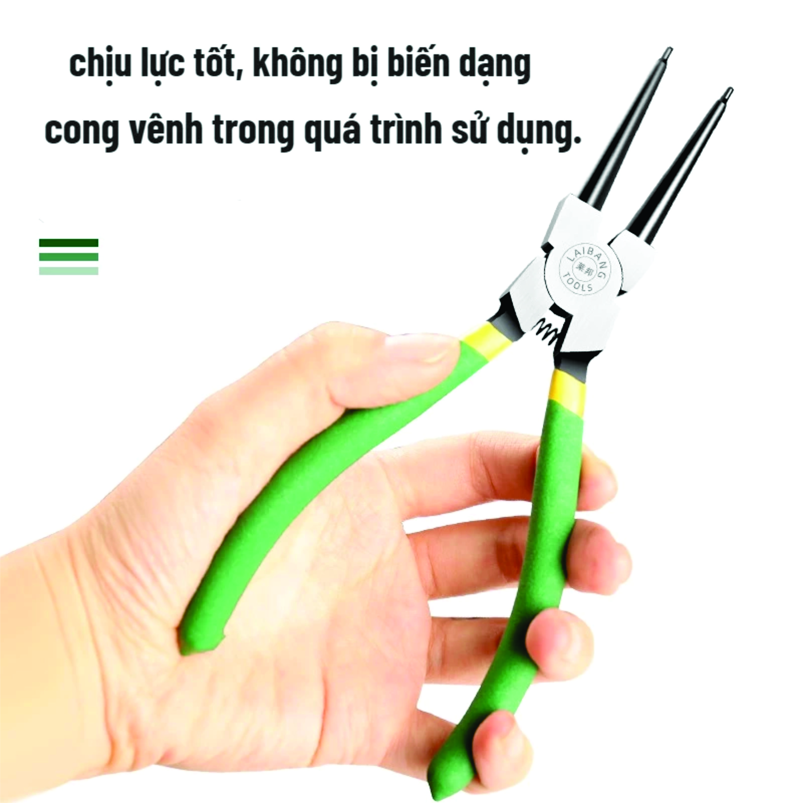 Kìm mở phe trong, phe ngoài, Mũi cong, mũi thẳng, mũi đôi, mũi đơn (kìm phanh) - cỡ 7inch