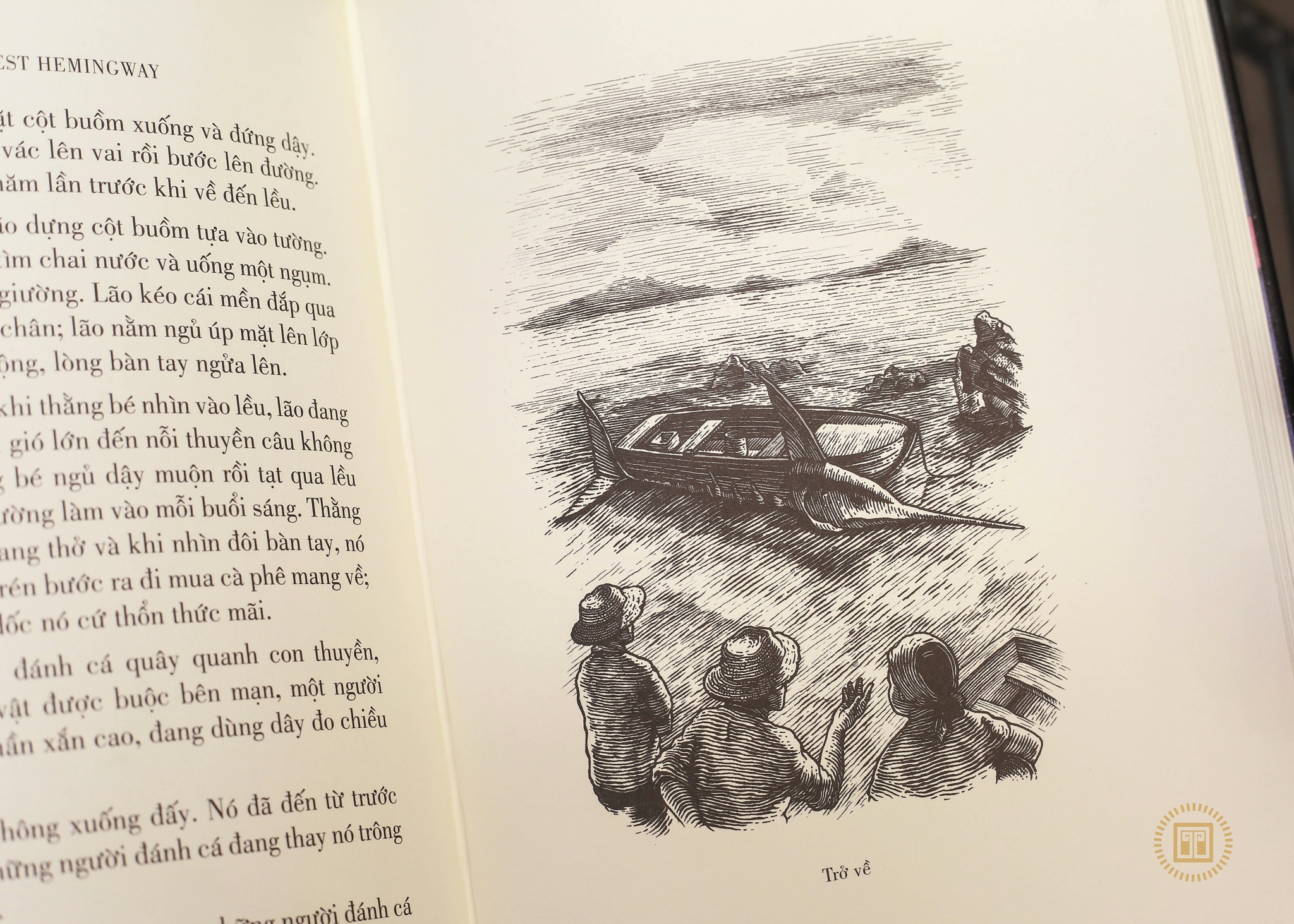 ÔNG GIÀ VÀ BIỂN CẢ - Ernest Hemingway – minh họa Lê Trí - Đông A