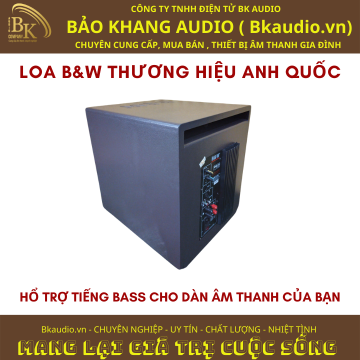 Loa sub SW12PLUS. Loa thương hiệu B&W . Msp : SPL&A-03