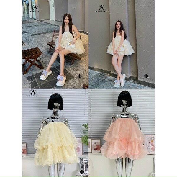 ĐẦM VÁY BABYDOLL BỒNG BỀNH 2 TẦNG CHẤT TƠ SIÊU MỊN DẠNG ỐNG XÒE CỰC XINH CHẤT TƠ KO CHÊ VÀO ĐÂU ĐƯỢC
