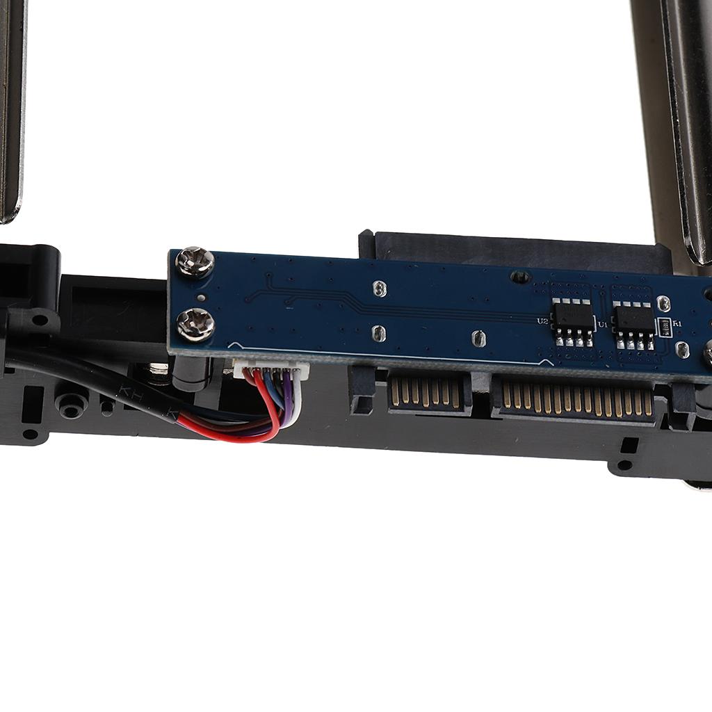3.5'' HDD SATA Hot Swap Internal Enclosure Mobile Rack Caddy & Key Lock #2