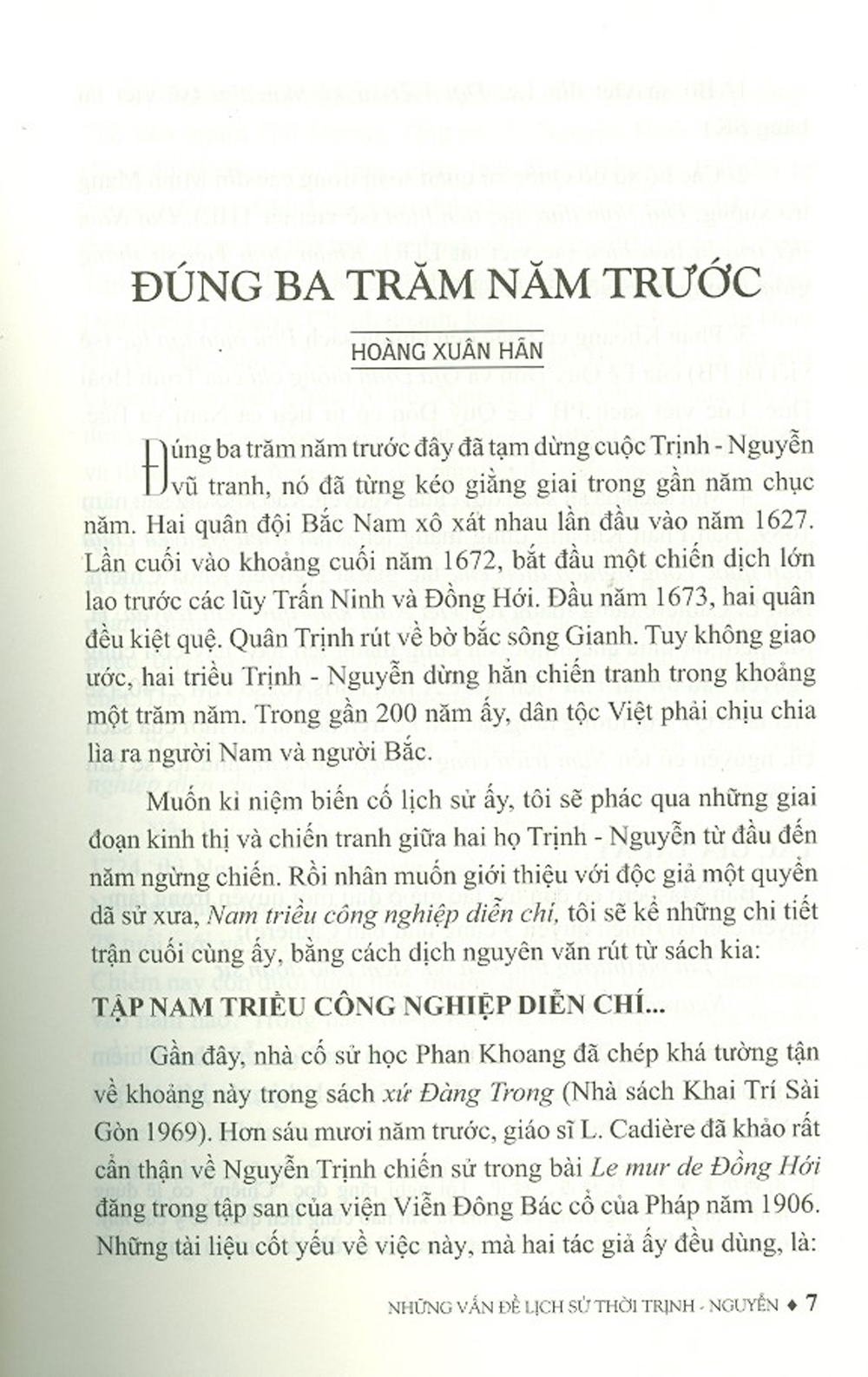 Những Vấn Đề Lịch Sử Thời Trịnh Nguyễn