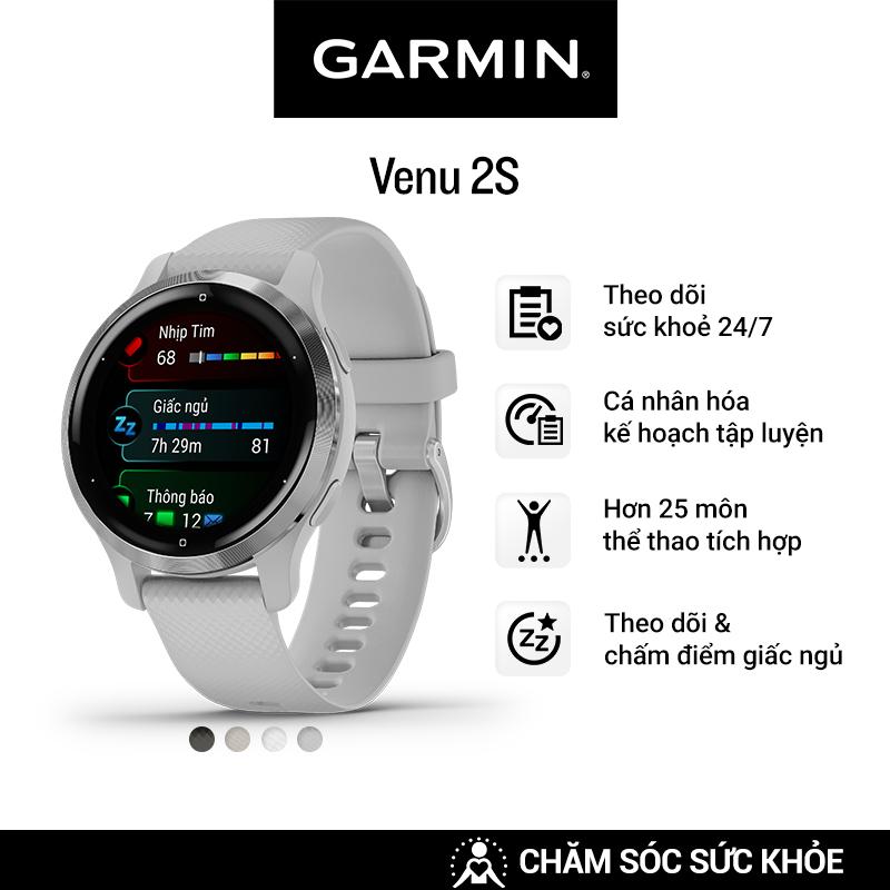 Đồng Hồ Thông Minh Garmin Venu 2S GPS Wif - Hàng Chính Hãng