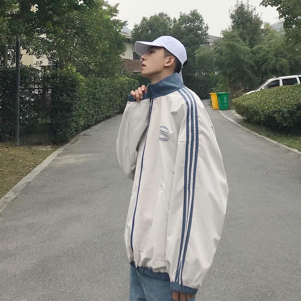 Áo khoác dù WIND unisex form rộng Tshirt cardigan thời trang nam nữ oversize ulzzang