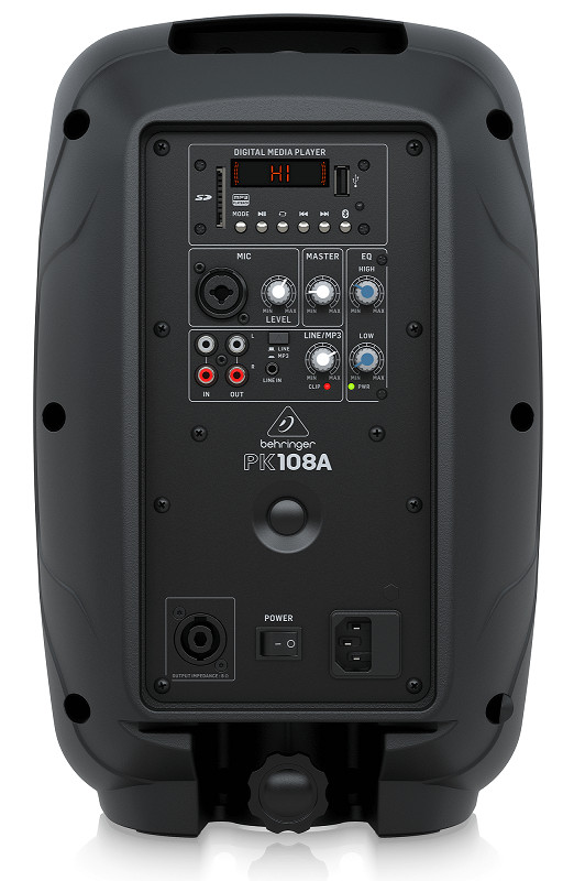 Loa Behringer Active PK108A -250-Watt 8&quot; PA Speaker System-kết nối bluetooth-Hàng Chính Hãng