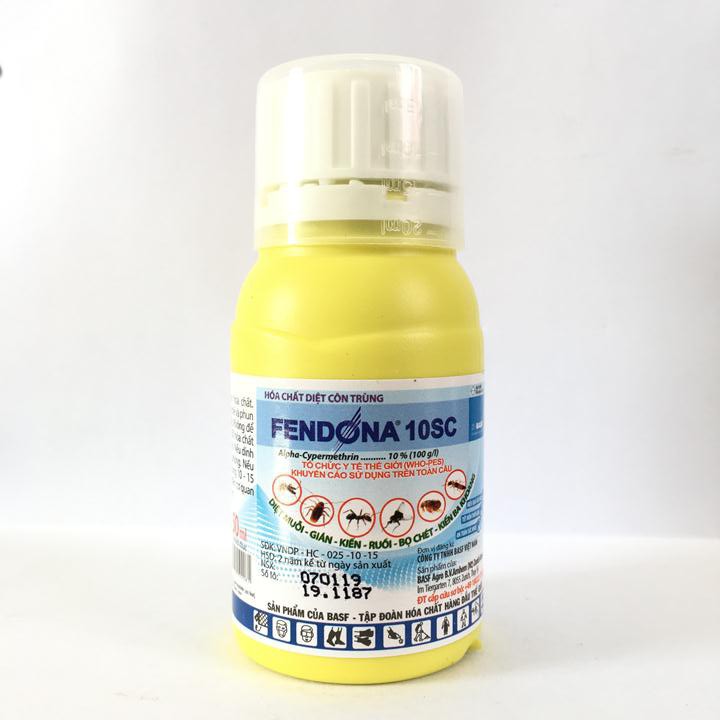 Thuốc xử lý muỗi không mùi FENDONA 10SC chai 50ml