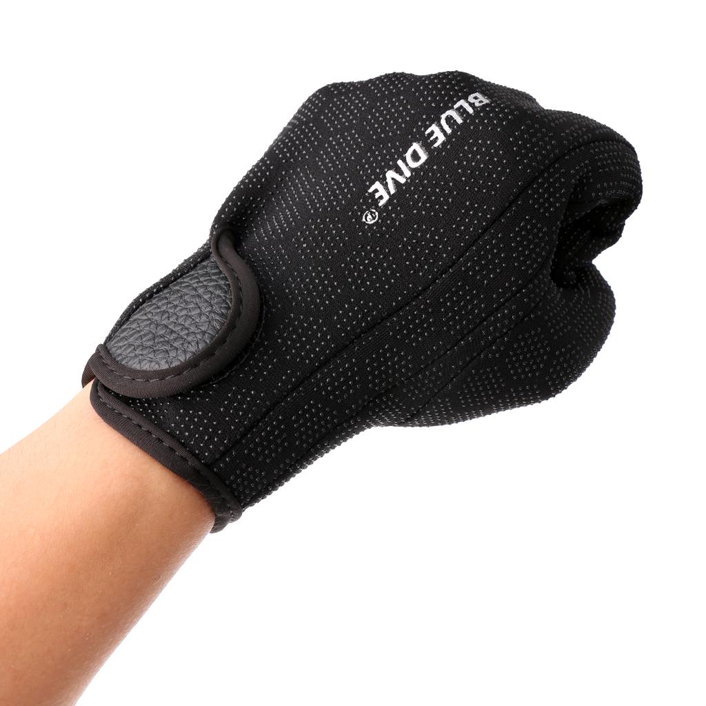 Hình ảnh 1 Pair Black/Pink 1.5mm Neoprene Elastic Ultra Anti Slip Wetsuits Gloves Keep Warm Diving Swimming Surfing Kayaking Gloves