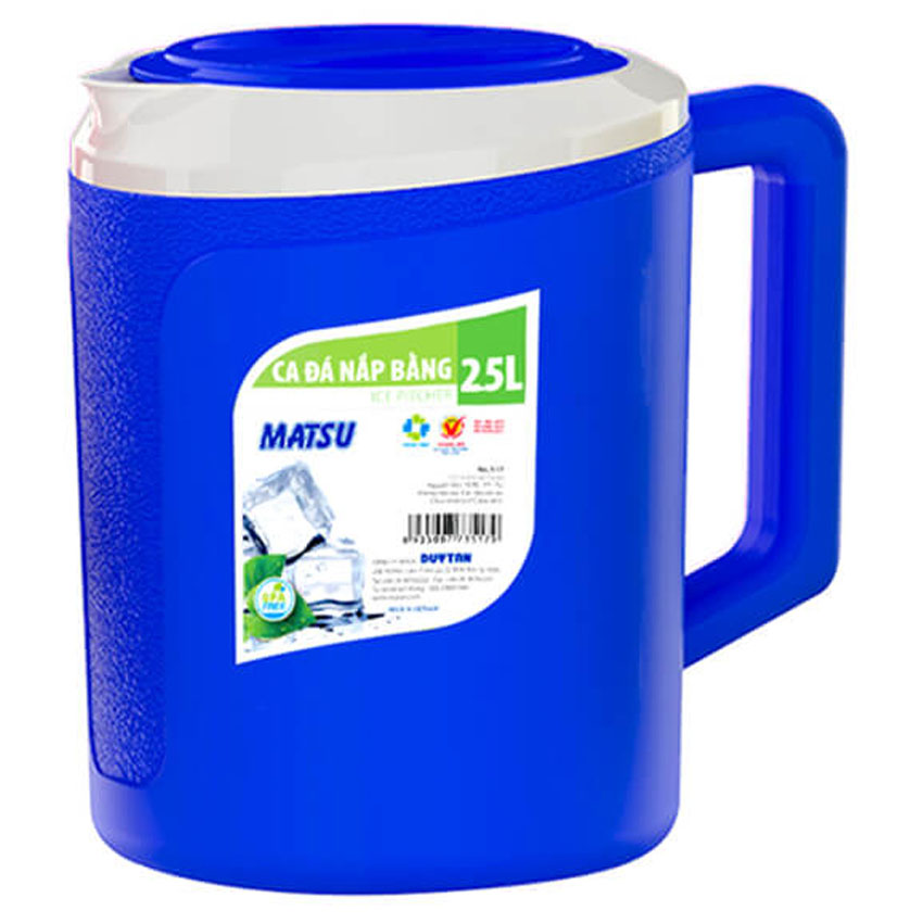 Ca đá nắp bằng 2.5 lít Duy Tân No.517 màu ngẫu nhiên