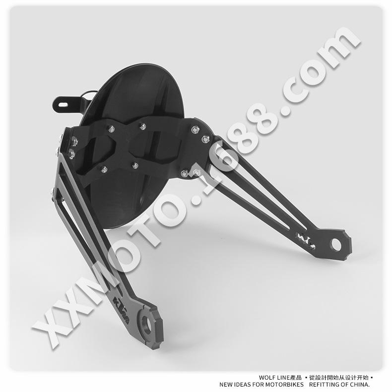 Giao hàng nhanh phù hợp cho xe máy KTM DUKE RC200 DUKE390 sửa đổi chắn bùn phía sau chắn bùn nước chắn bùn cát giữ đất loại bỏ