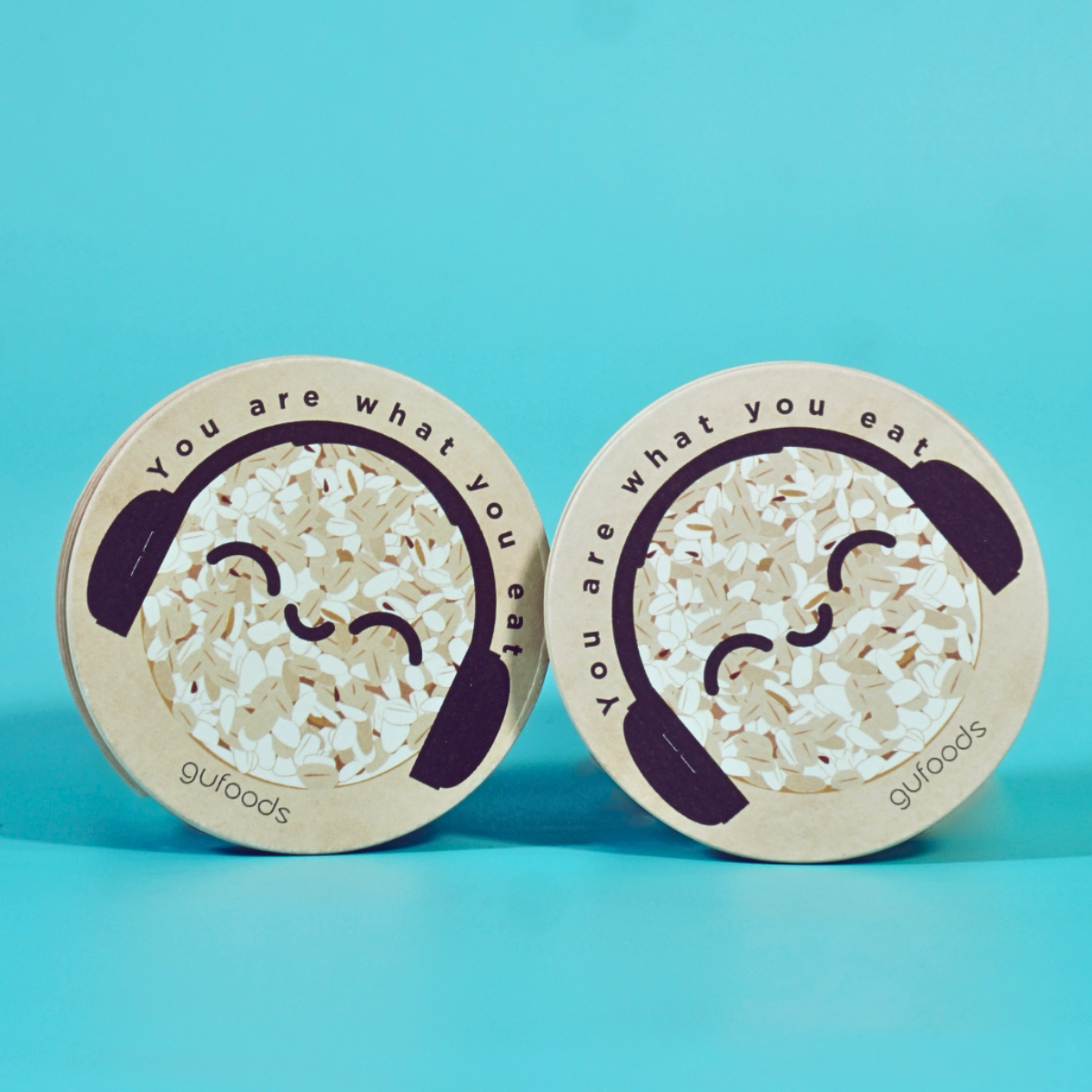 Đế lót ly Lolichill GUfoods - Chất liệu giấy thân thiện môi trường, Tiện lợi, Nhỏ gọn, Sống xanh ăn lành cùng GU