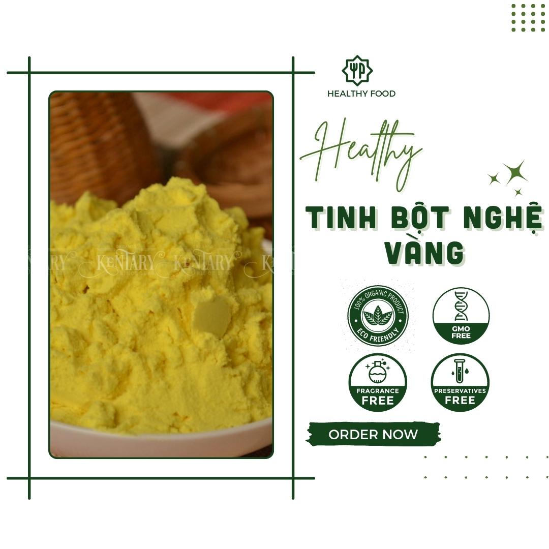 Tinh bột nghệ vàng organic Kentary hũ 250gr - siêu thực phẩm giúp thanh lọc - eat clean