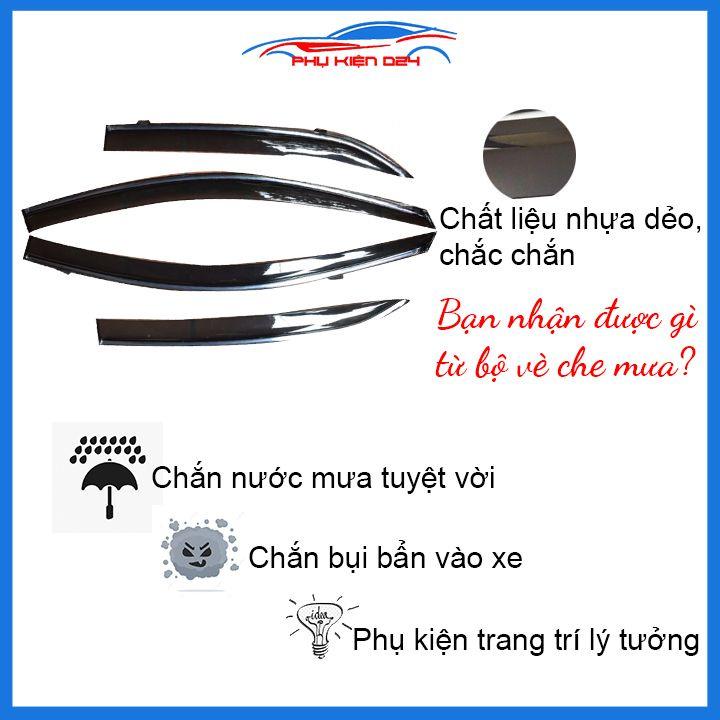 Vè mưa Altis 2009-2010-2011-2012-2013 vè chỉ mạ che mưa bảo vệ xe