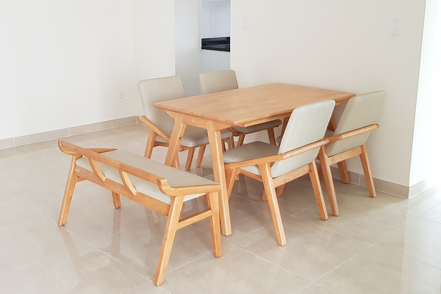 BỘ BÀN GHẾ NALY-V 2 ghế đơn, 1 ghế dài