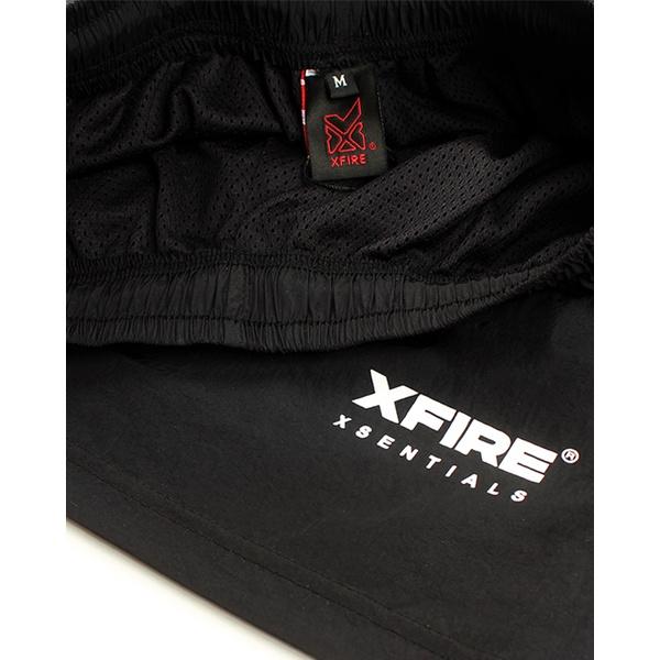 Quần Short Essential NyLon Đen Vải Dù Trượt Nước Xfire