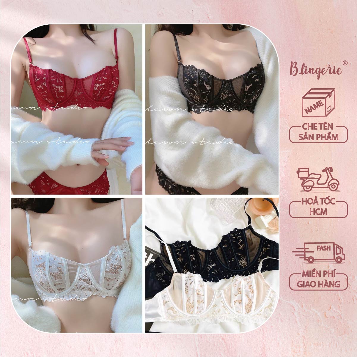 Bộ Đồ Lót Nữ Thoải Mái - B.Lingerie