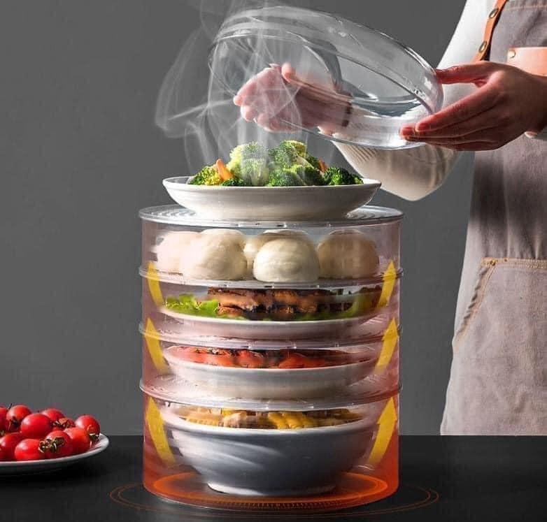LỒNG BÀN GIỮ NHIỆT DELISH GIỮ MÓN ĂN NÓNG HỔI, THƠM NGON - GDHN Loại Tốt