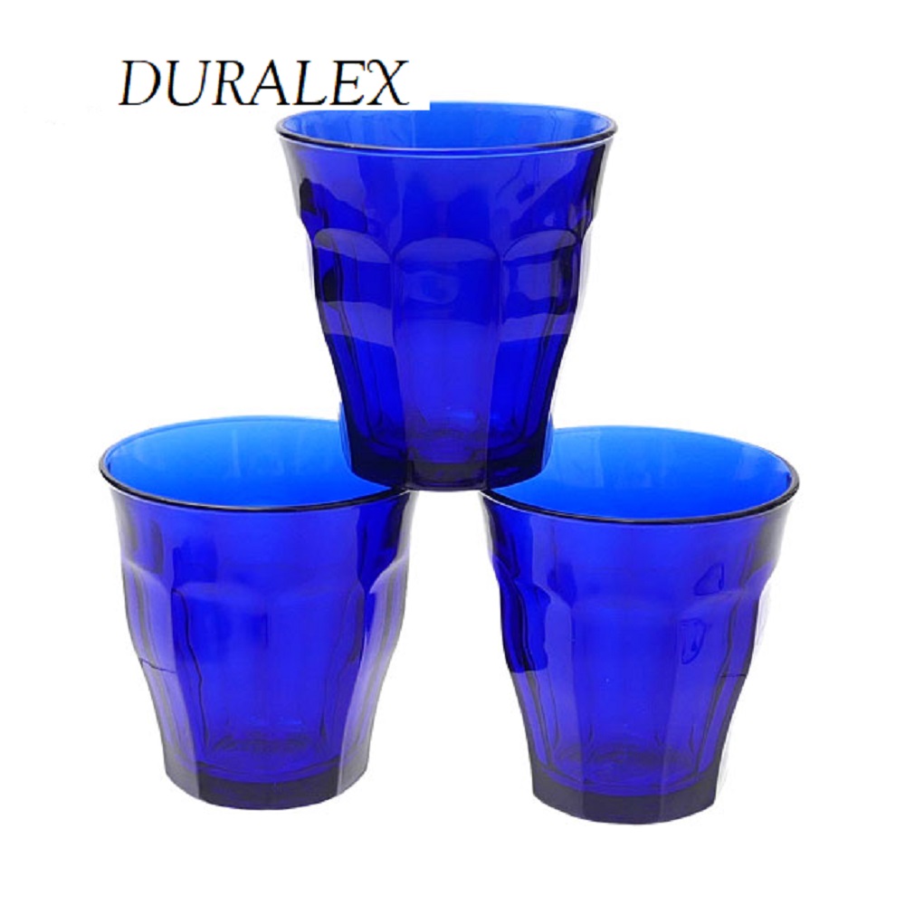 Bộ 6 ly D1027F Duralex - Picardie Xanh Saphir 250ml Thủy tinh cường lực cao cấp Pháp