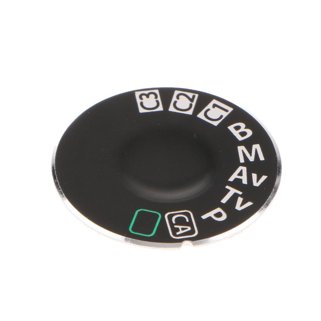 2x Top Cover Dial Mode Plate Button Label Repair Part for Canon EOS 80D/5D2