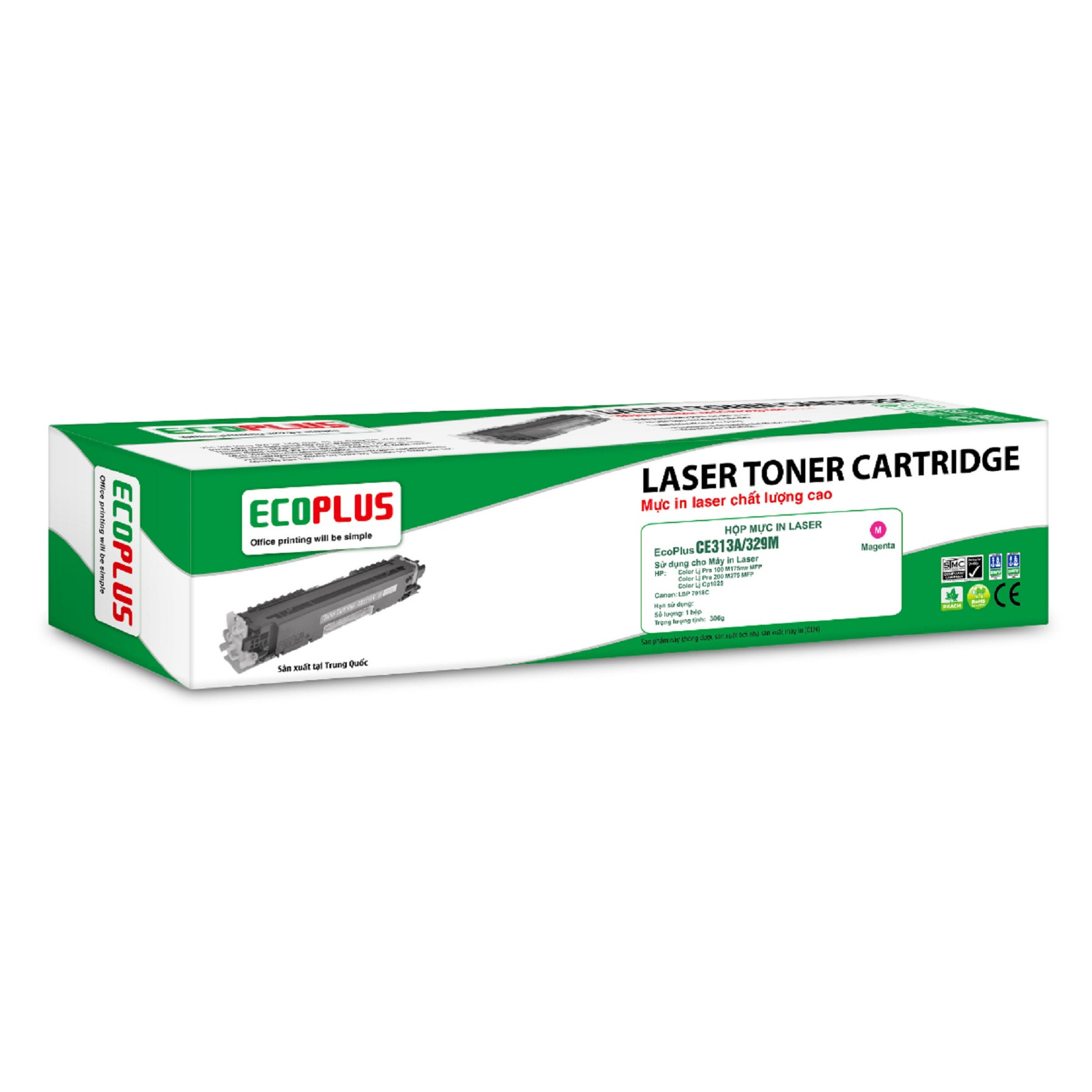 Mực in laser màu đỏ EcoPlus CE313A/329M