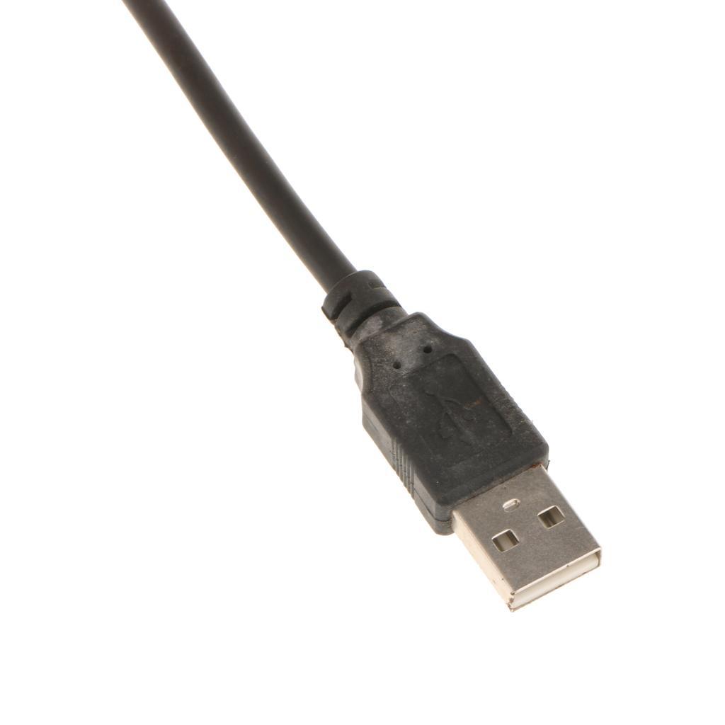 Dual USB 2.0 Male to Standard B Male Y Cable 70cm for Hard Disk Drive