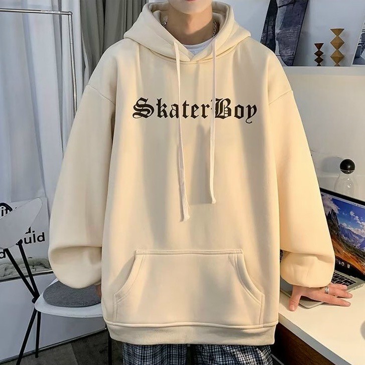 Áo Hoodie SKATER BOY Phối Túi Nam NỮ Cặp Đôi - Khoác Nỉ Có Nón Mũ Form Rộng Unisex Hàn Quốc
