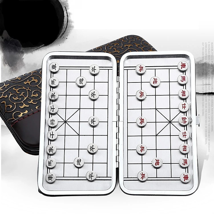 Bàn Cờ Tướng Mini Nam Châm 2 Mặt Tiện Ích GROFA