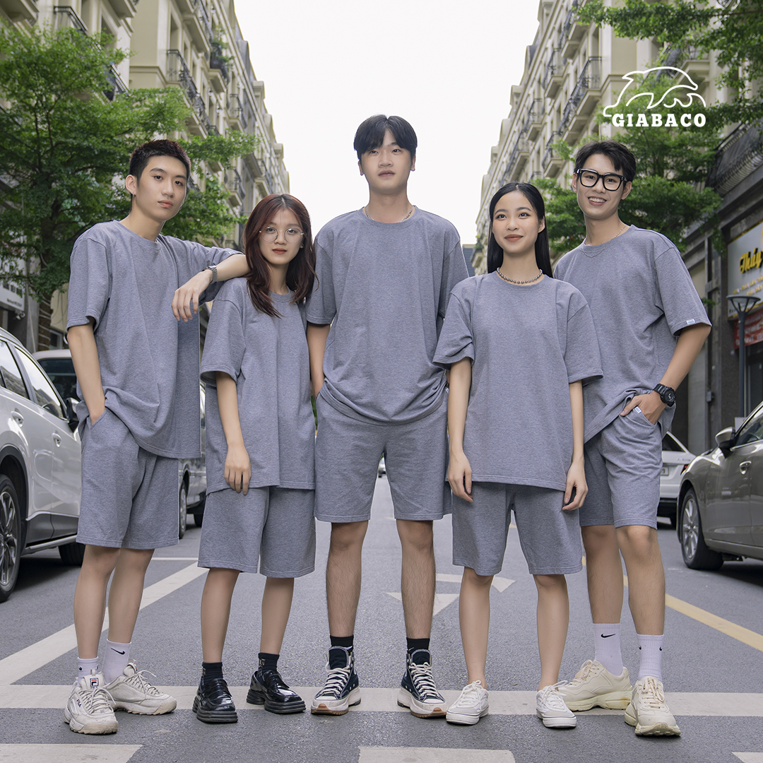 Set GREY Giabaco Unisex BO001 Set Đồ Bộ Cao Cấp