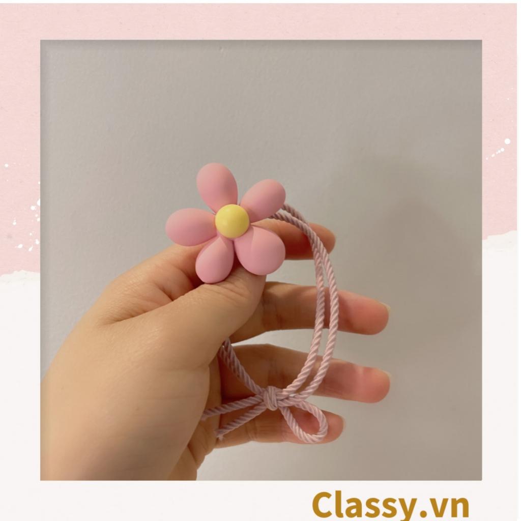 Dây cột tóc Classy phong cách hoa mùa hè PK1618