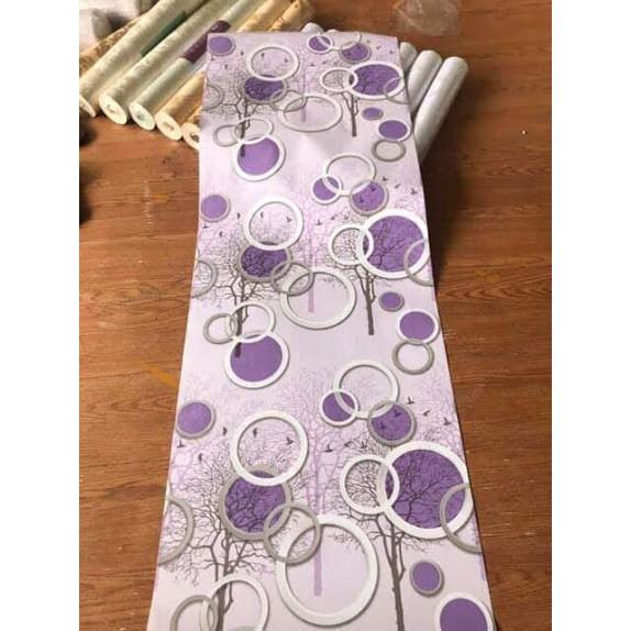 Cuộn 10 mét giấy dán tường hoa văn 3D