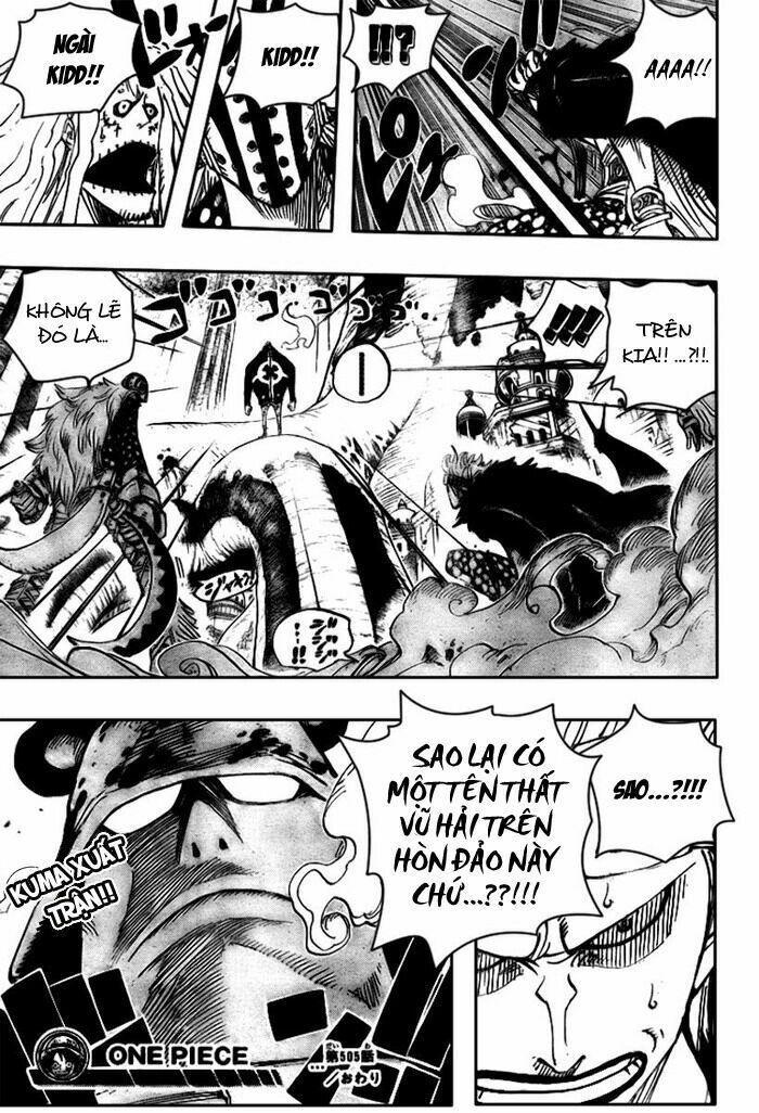 đảo hải tặc - one piece chapter 505 20