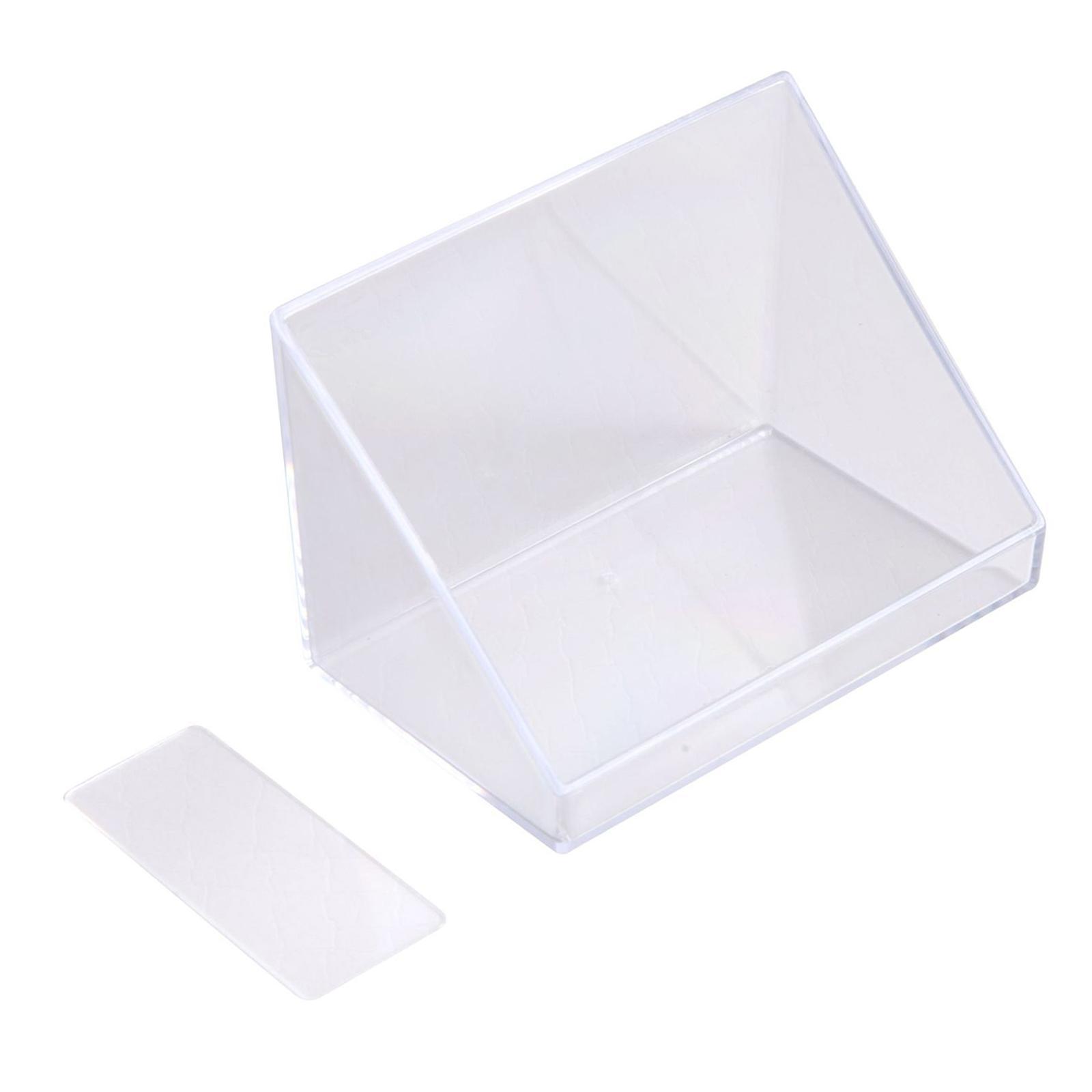Floating Shelves Organizer Bevel Container for Lip Glaze Lipstick Office