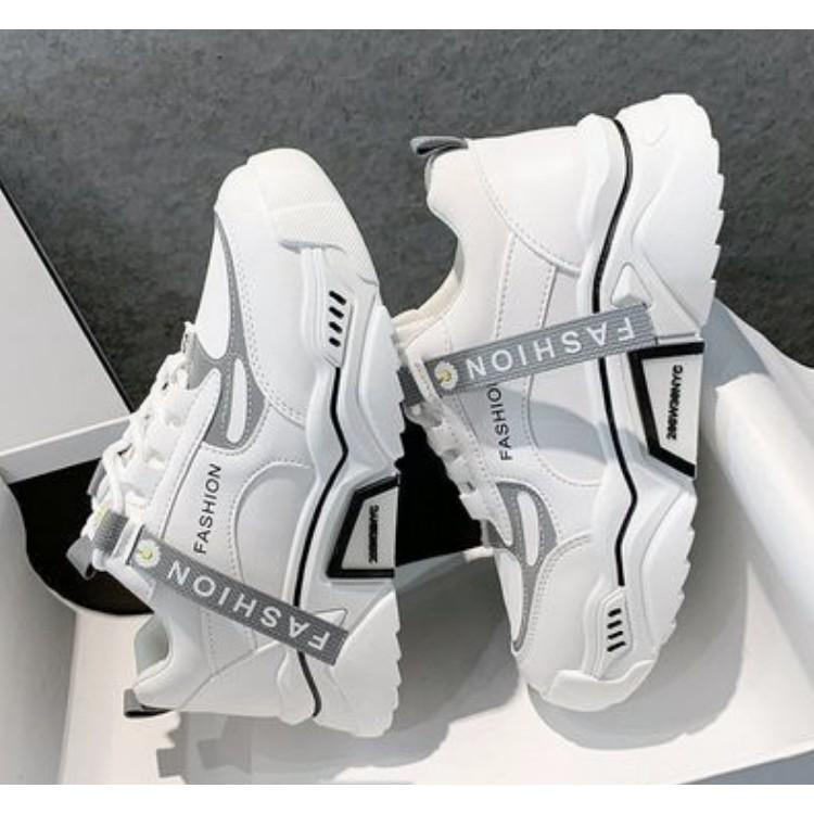 Giày Sneaker Thể Thao Nữ TEM FASHION HOA CÚC ĐỘN 5cm full HỘP