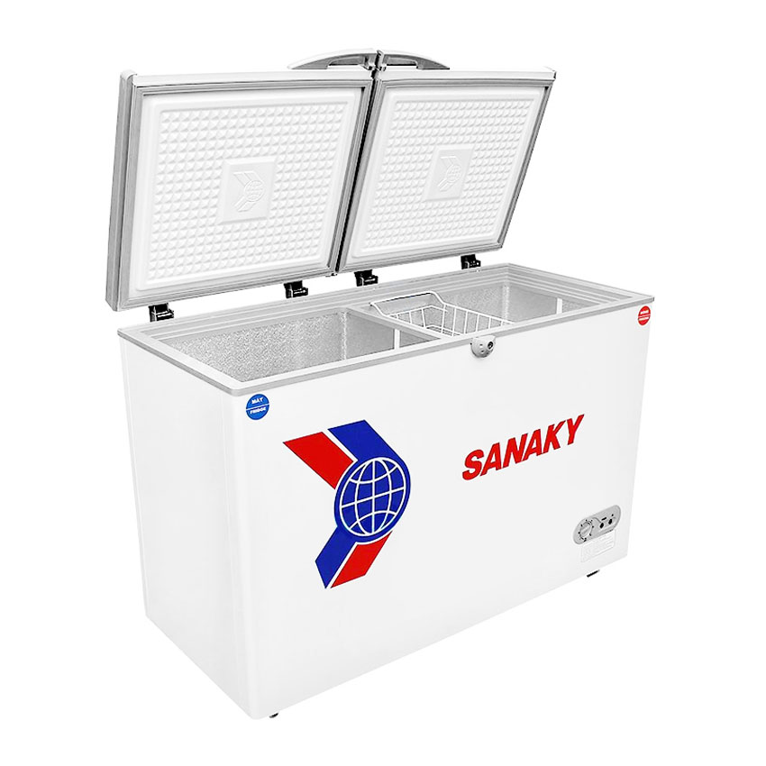 TỦ ĐÔNG MÁT SANAKY 200 LÍT VH-2599W2KD ĐỒNG (R600A) (KÍNH CƯỜNG LỰC) - HÀNG CHÍNH HÃNG