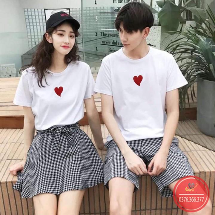 Áo Cặp Thun COTTON - Đủ Size AC105T