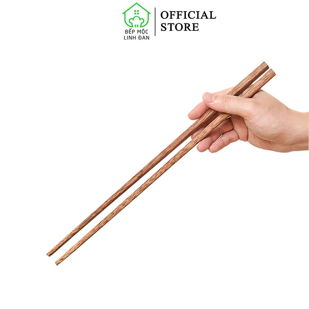 Đũa xào nấu gỗ Dừa tự nhiên Việt Nam, không độc hại khi gặp nhiệt độ cao (1 Đôi) - [CTH727]