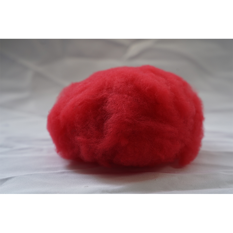Yihanhuaxian Tái tạo màu polyester ngắn và đỏ táo(Tư vấn giá cụ thể để tìm dịch vụ khách hàng)Có thể dệt cao Sự đa dạng màu sắc Môi trường ít carbon