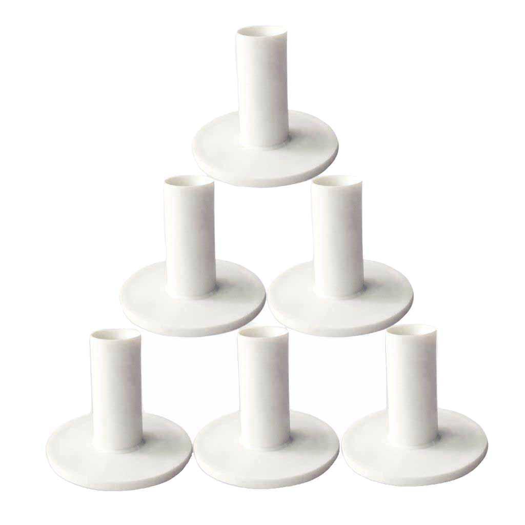 6Pcs Golf Rubber Tee Holder Set for Driving Range Golf Practice Mat - sturdy and durable use