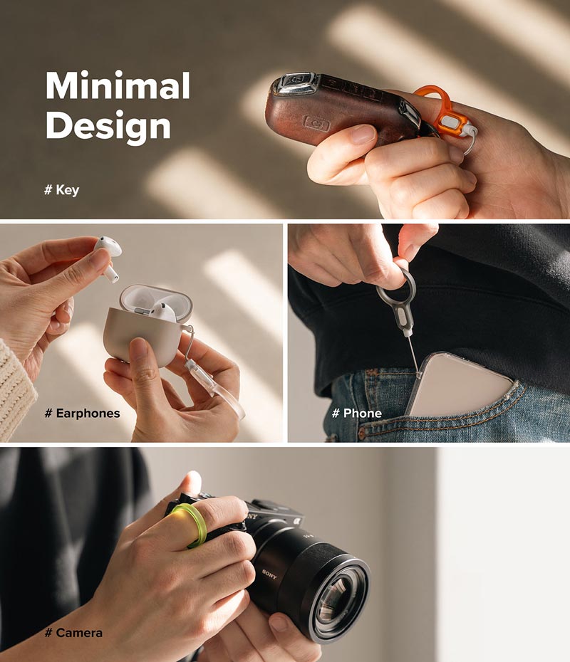 Dây đeo RINGKE Buckle Finger Ring Strap - Hàng Chính Hãng