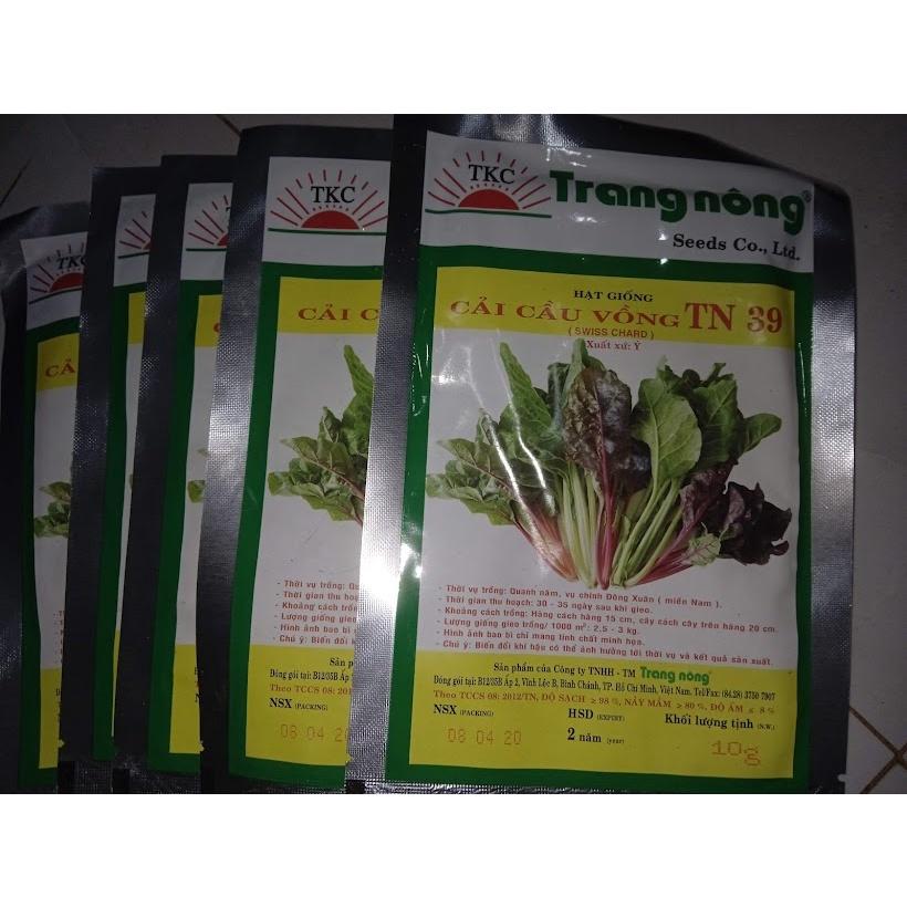 Hạt giống cải cầu vồng 10gr
