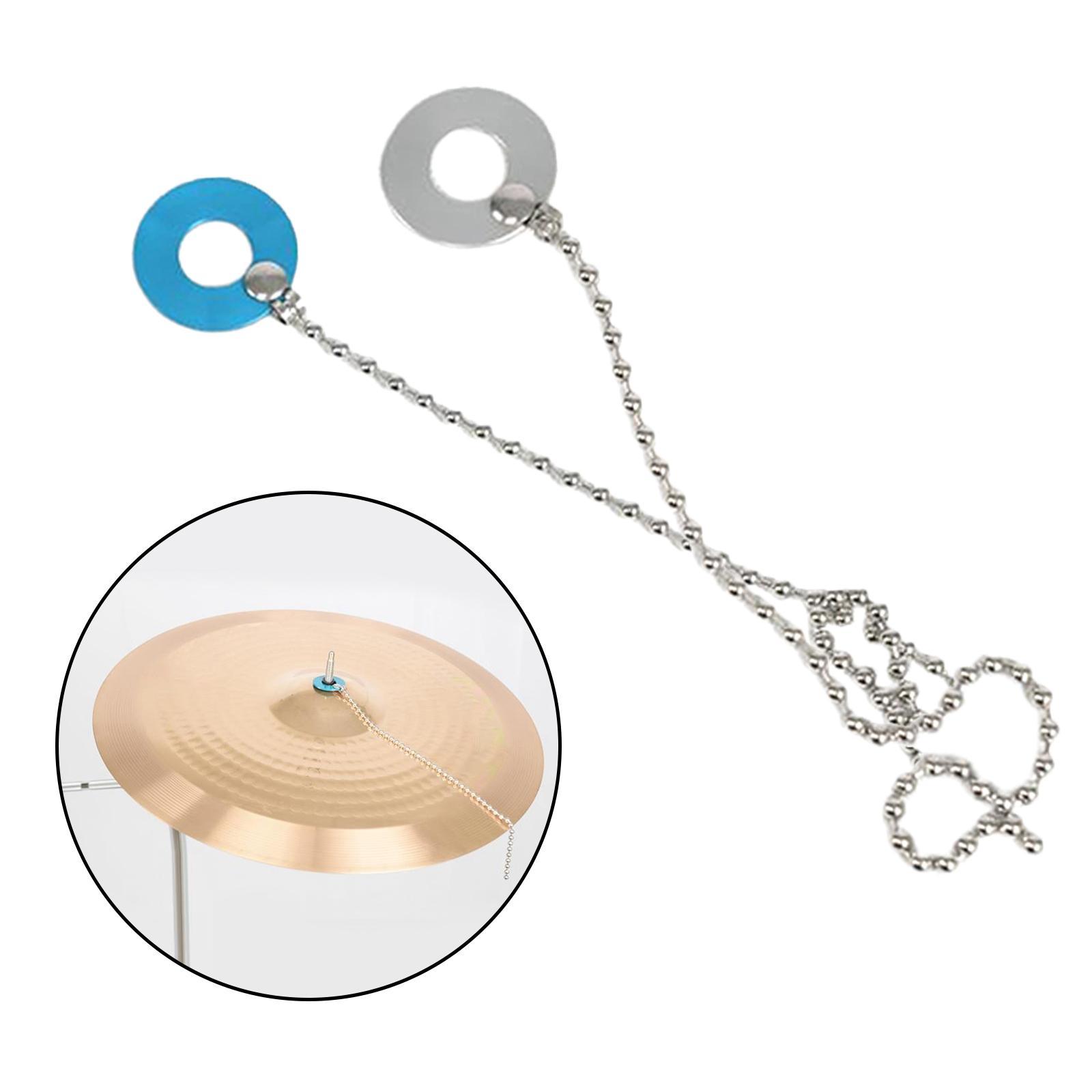 2x Replacement Cymbal Chain Rack Drum Fitment Wear Resistant