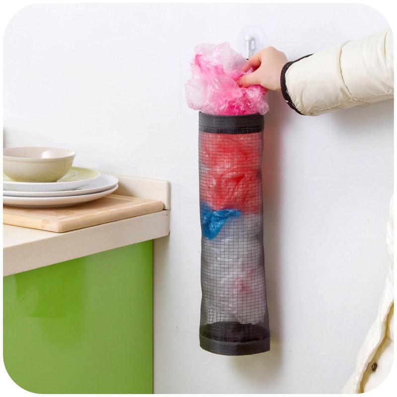 PVN31828 Túi lưới treo tường đựng túi nylon tiện dụng