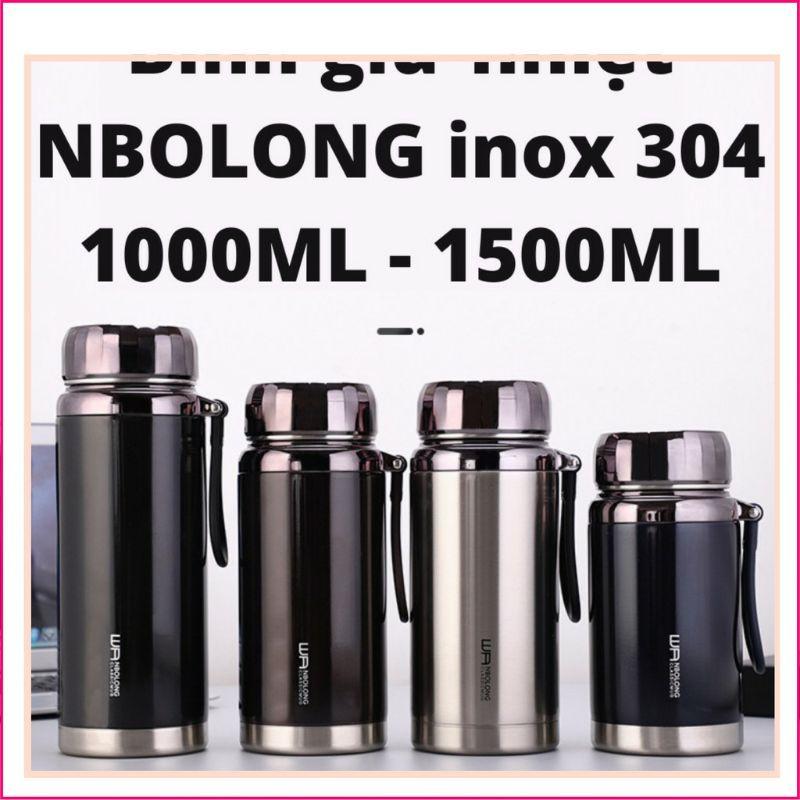 Bình inox giữ nhiệt 304 kim cương 