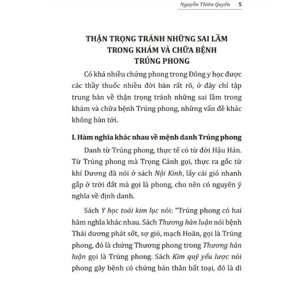 Sách Kinh Nghiệm Để Tránh Sai Lầm Trong Chẩn Đoán Và Điều Trị Trong Đông Y (Ngộ Chẩn Ngộ Trị)