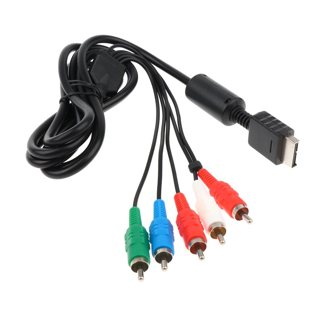 Audio Video AV Cable For Sony Playstation PS1 PS2 PS3 Console Lead Wire 1.8m