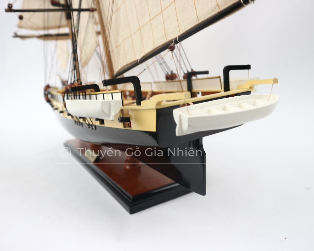 Mô Hình Thuyền Gỗ Phong Thủy Dạng Thuyền Cổ USS NIAGARA Chính Hãng Hàng Xuất Khẩu Chất Lượng Cao