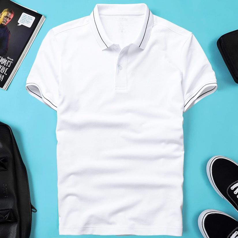 Áo thun nam POLO thiết kế vải cá sấu cotton cao cấp ngắn tay cực hot