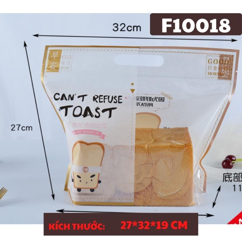 Túi Đựng Bánh Mì Sandwich Bánh Gối Hoa Cúc Túi Quà ZIPPER Cực Đẹp Kích Thước 32x27x13 cm