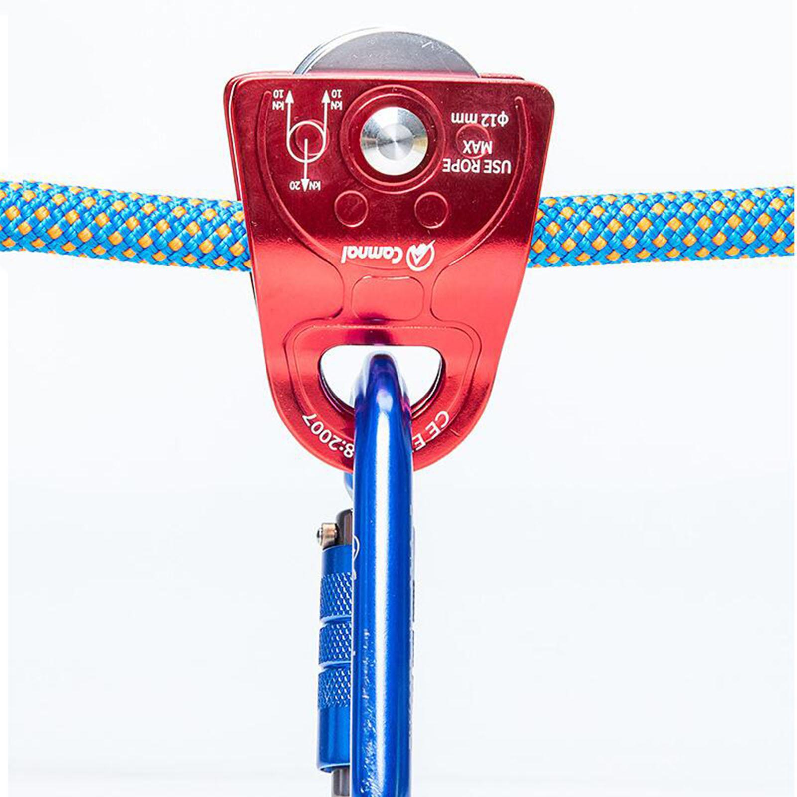 Rock Climbing Rigging Zipline Arborist Tree Climb 12mm Rope Pulley