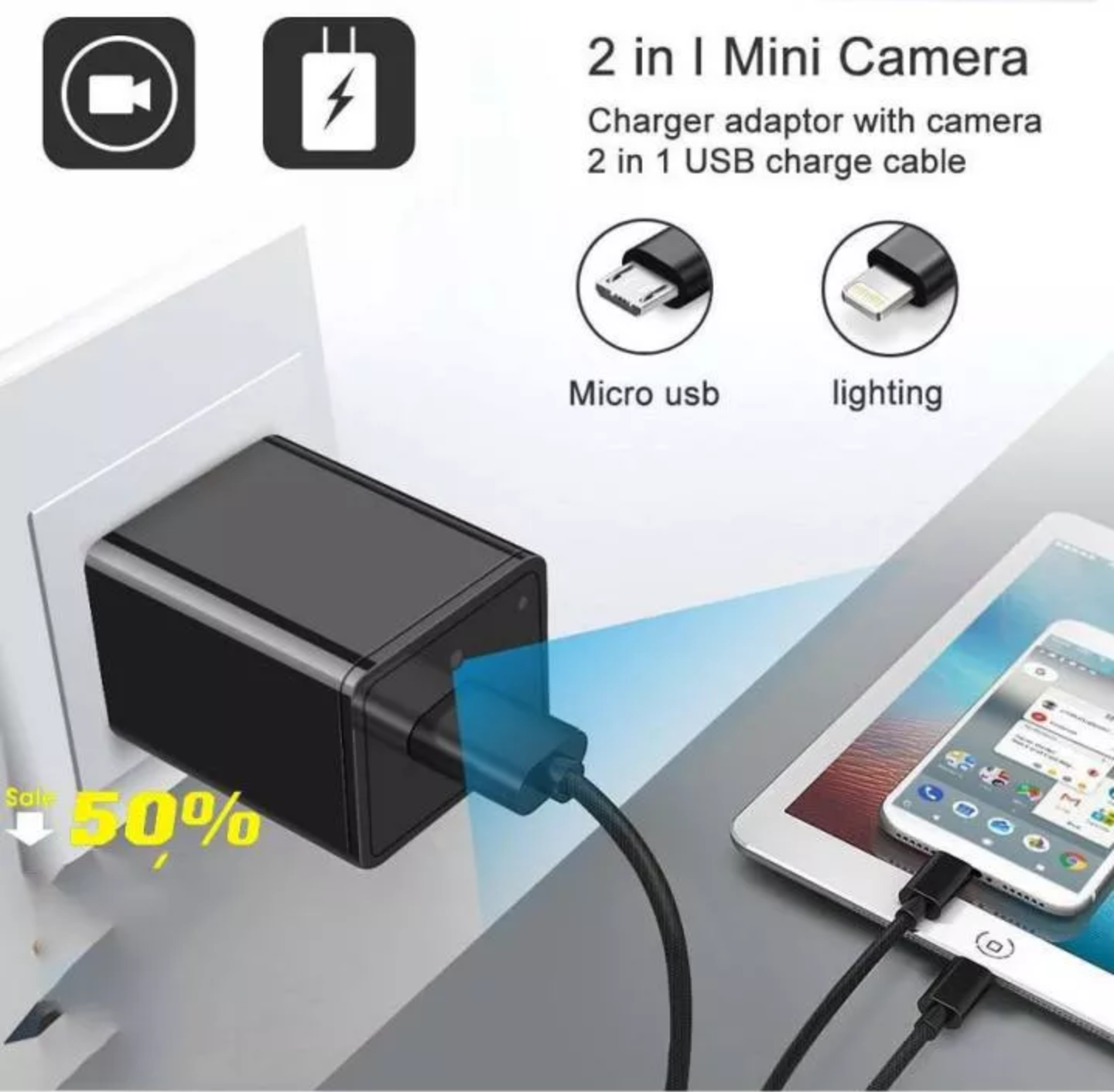 1 KAMERA QUAN SAT TỪ XA WIFI MINI NGY.U TRANG SẠC USB CHỐNG TRỘM GHI HÌNH SẮC NÉT MẪU MỚI HÀNG CHẤT LƯỢNG