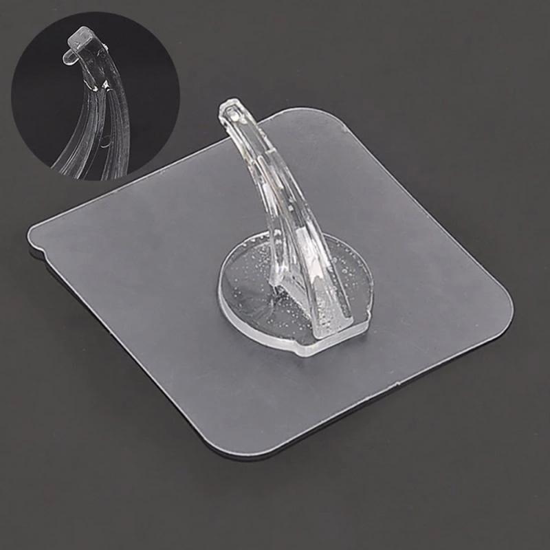 Móc Treo Đồ Dán Tường Bằng Nhựa Trong Suốt